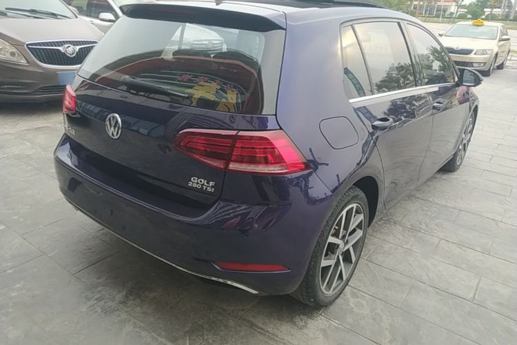 Used Volkswagen Golf 2020 Zhiai Edition 280TSI DSG Comfort Model Rear Right 45 Deg