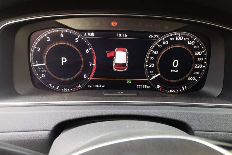 Used Volkswagen Golf 2020 Zhiai Edition 280TSI DSG Luxury Model Instrument Cluster