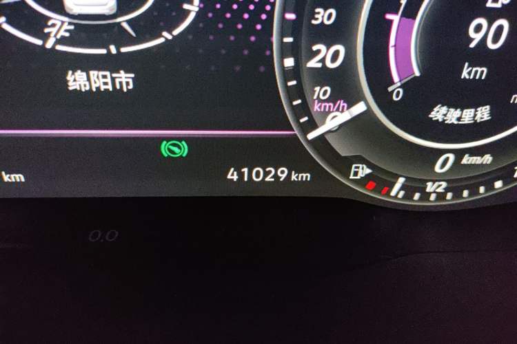 Used Volkswagen Golf 2020 Charming Edition 280TSI DSG R-Line Odometer Close Up