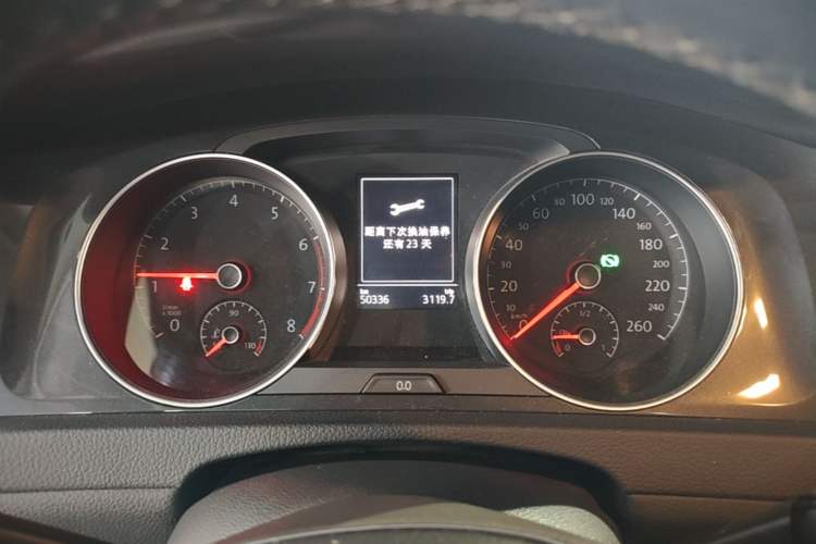 Used Volkswagen Golf 2020 Zhiai Edition 280TSI DSG Comfort Model Instrument Cluster