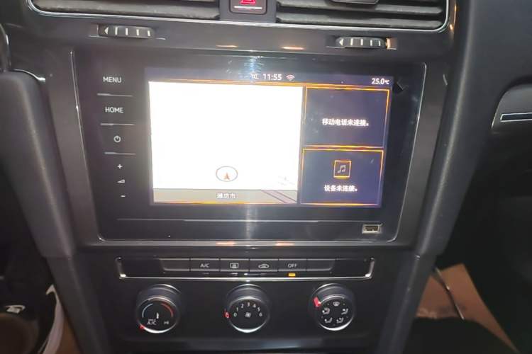 Used Volkswagen Golf 2020 Zhiai Edition 280TSI DSG Comfort Model Audio And AC Panel