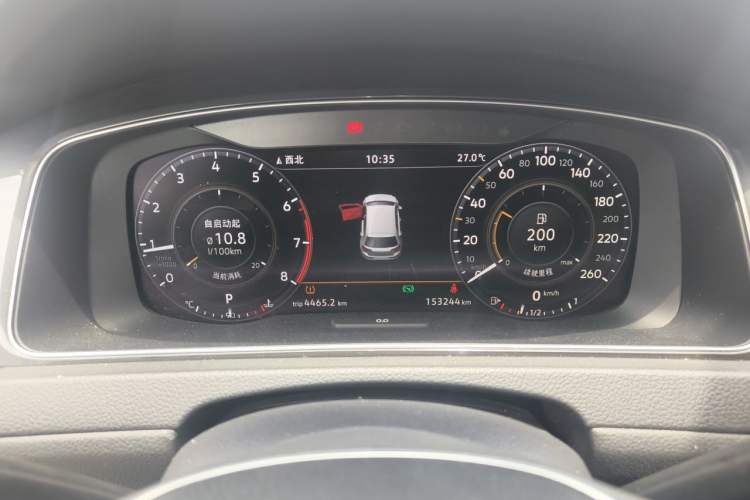 Used Volkswagen Golf 2020 Zhiai Edition 280TSI DSG Luxury Model Instrument Cluster