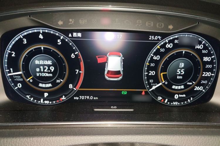 Used Volkswagen Golf 2020 Zhiai Edition 280TSI DSG Luxury Model Instrument Cluster