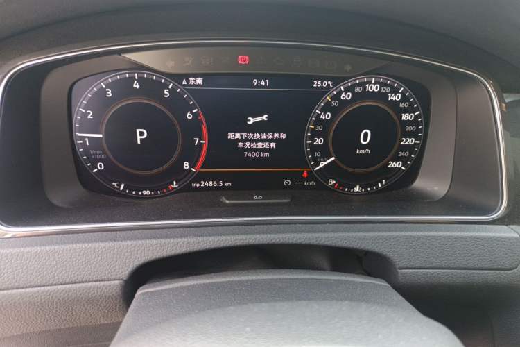 Used Volkswagen Golf 2020 Zhiai Edition 280TSI DSG Luxury Model Instrument Cluster