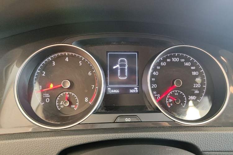 Used Volkswagen Golf 2020 Zhiai Edition 280TSI DSG Comfort Model Instrument Cluster