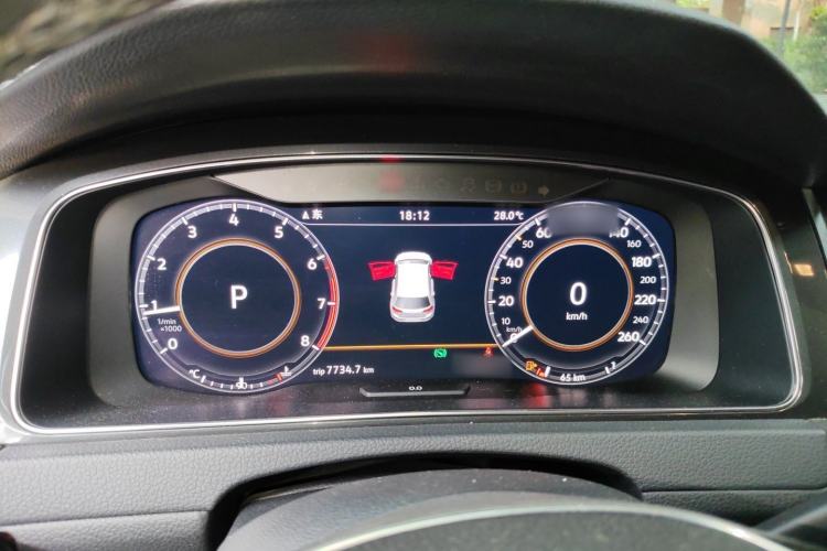 Used Volkswagen Golf 2020 Zhiai Edition 280TSI DSG Luxury Model Instrument Cluster