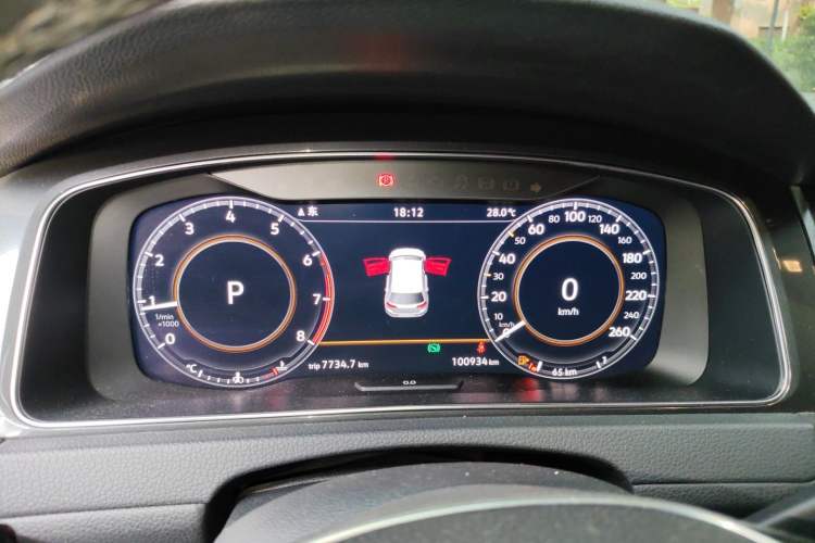 Used Volkswagen Golf 2020 Zhiai Edition 280TSI DSG Luxury Model Instrument Cluster