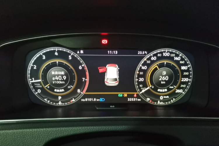 Used Volkswagen Golf 2020 Zhiai Edition 280TSI DSG Luxury Model Instrument Cluster