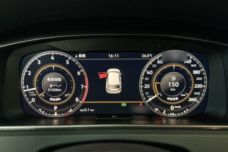 Used Volkswagen Golf 2020 280TSI DSG Luxury Edition Instrument Cluster