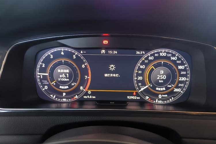 Used Volkswagen Golf 2020 280TSI DSG Luxury Edition Instrument Cluster