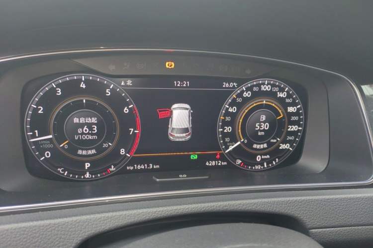 Used Volkswagen Golf 2020 Zhiai Edition 280TSI DSG Luxury Model Instrument Cluster
