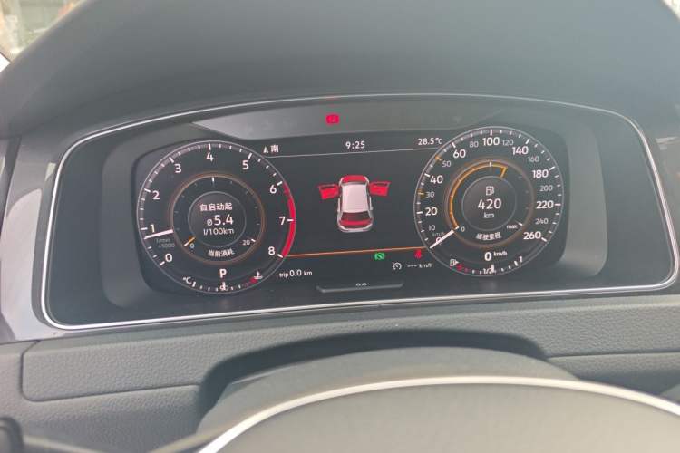 Used Volkswagen Golf 2020 Zhiai Edition 280TSI DSG Luxury Model Instrument Cluster
