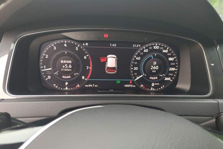 Used Volkswagen Golf 2020 Zhiai Edition 280TSI DSG Luxury Model Instrument Cluster