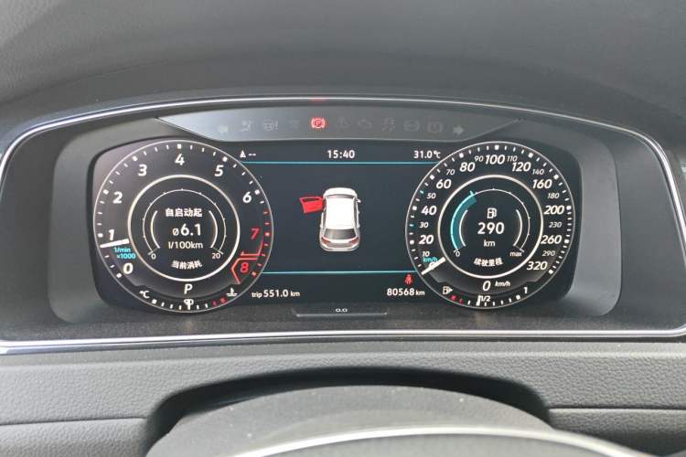Used Volkswagen Golf 2020 Zhiai Edition 280TSI DSG Luxury Model Instrument Cluster