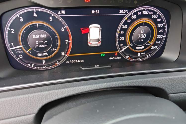 Used Volkswagen Golf 2020 Charming Edition 280TSI DSG R-Line Odometer Close Up