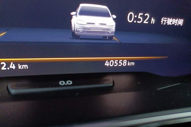 Used Volkswagen Golf 2020 Charming Edition 280TSI DSG R-Line Odometer Close Up