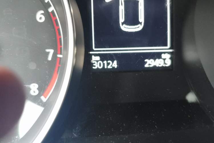 Used Volkswagen Golf 2020 Zhiai Edition 280TSI DSG Comfort Model Odometer Close Up