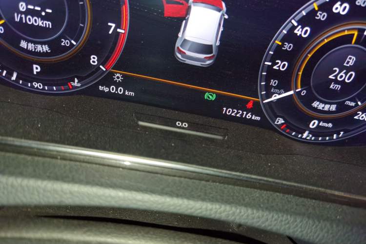 Used Volkswagen Golf 2020 Zhiai Edition 280TSI DSG Luxury Model Odometer Close Up