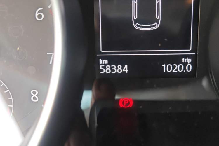 Used Volkswagen Golf 2020 Zhiai Edition 280TSI DSG Comfort Model Odometer Close Up