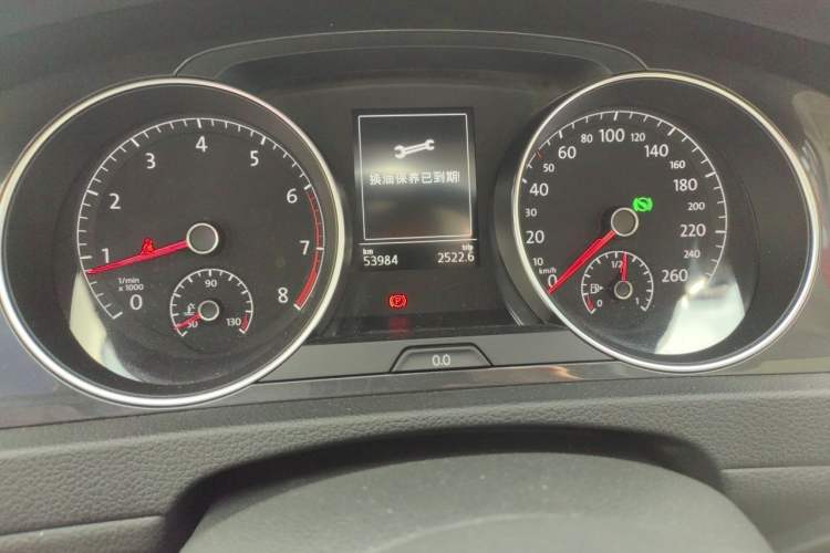 Used Volkswagen Golf 2020 280TSI DSG Comfort Version Odometer Close Up