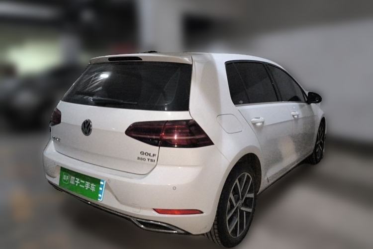 Used Volkswagen Golf 2020 Zhiai Edition 280TSI DSG Luxury Model Rear Right 45 Deg