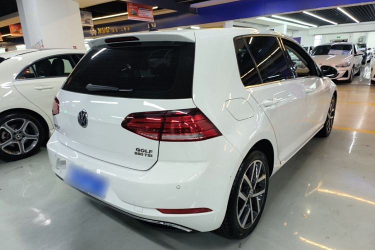 Used Volkswagen Golf 2020 Zhiai Edition 280TSI DSG Comfort Model Rear Right 45 Deg