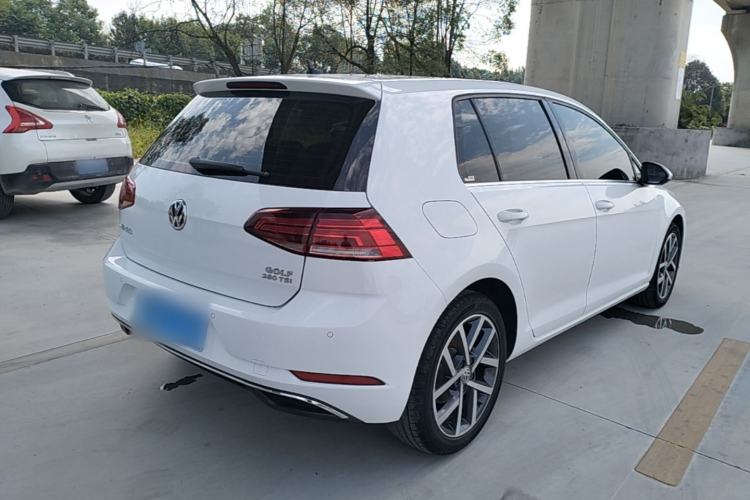 Used Volkswagen Golf 2020 Zhiai Edition 280TSI DSG Comfort Model Rear Right 45 Deg