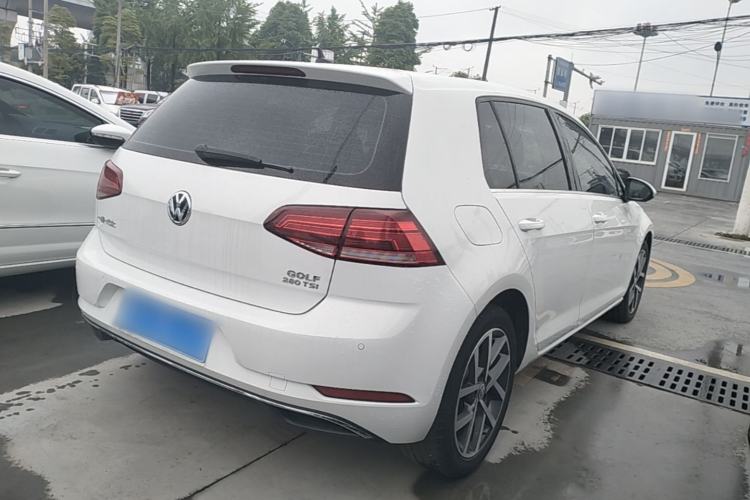 Used Volkswagen Golf 2020 Zhiai Edition 280TSI DSG Comfort Model Rear Right 45 Deg