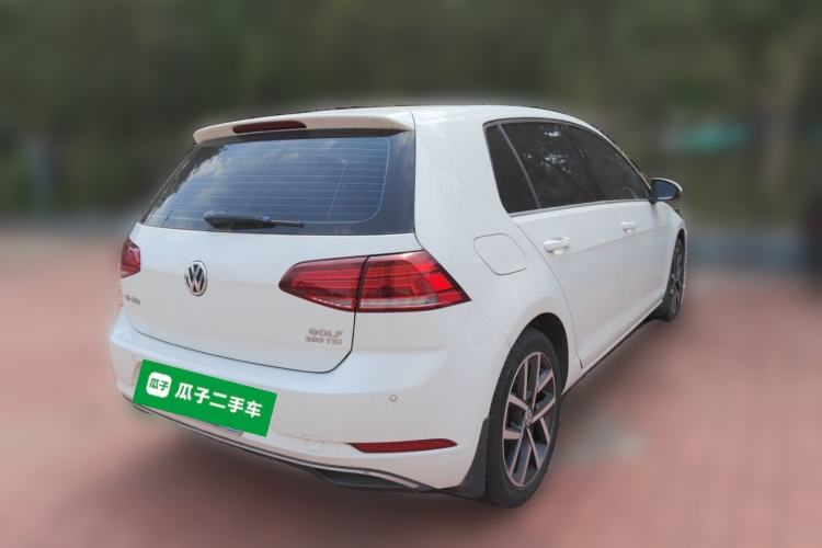 Used Volkswagen Golf 2020 Zhiai Edition 280TSI DSG Comfort Model Rear Right 45 Deg