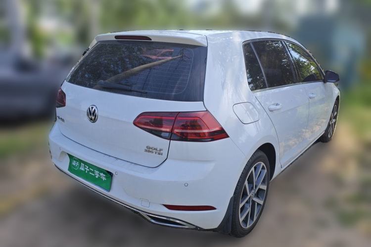Used Volkswagen Golf 2020 Zhiai Edition 280TSI DSG Luxury Model Rear Right 45 Deg