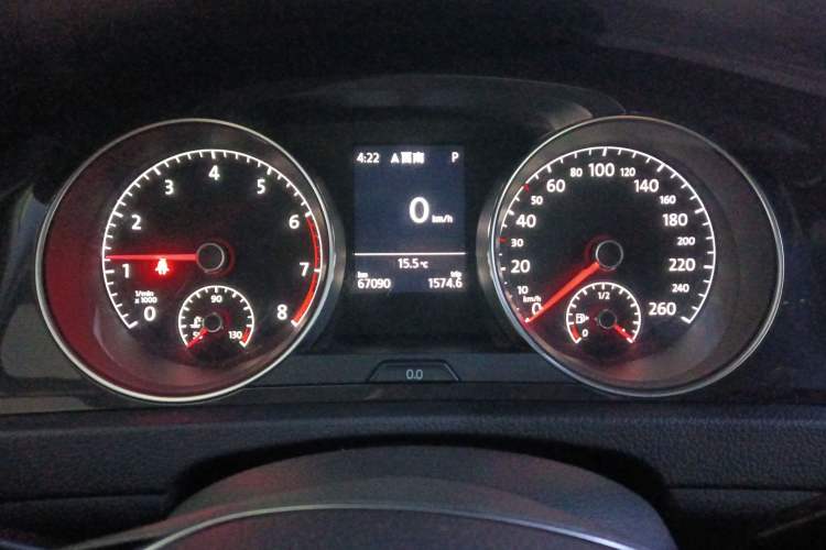 Used Volkswagen Golf 2020 Zhiai Edition 280TSI DSG Comfort Model Instrument Cluster