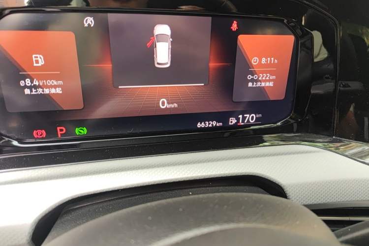Used Volkswagen Golf 2021 280TSI DSG Pro Odometer Close Up