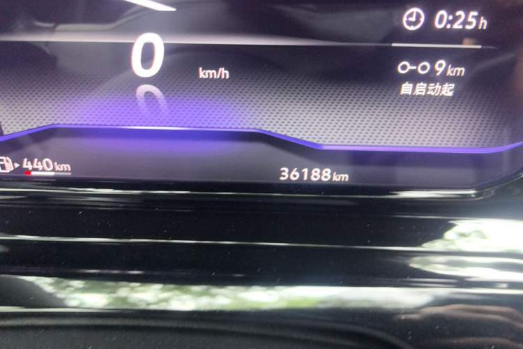 Used Volkswagen Golf 2021 280TSI DSG R-Line Odometer Close Up