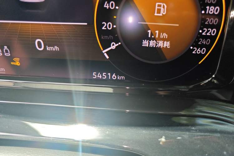 Used Volkswagen Golf 2021 280TSI DSG R-Line Odometer Close Up