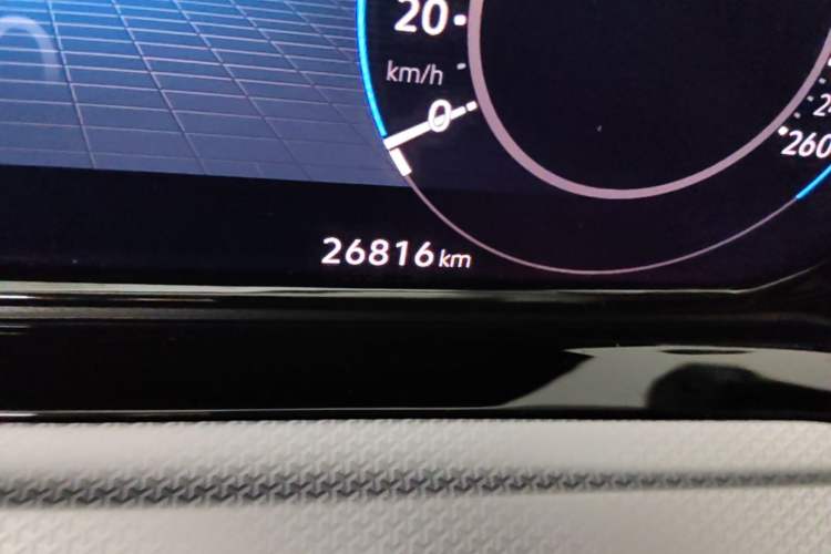Used Volkswagen Golf 2021 280TSI DSG 30th Anniversary Edition Odometer Close Up