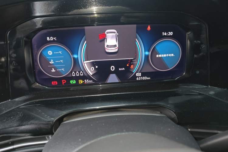 Used Volkswagen Golf 2021 280TSI DSG R-Line Odometer Close Up