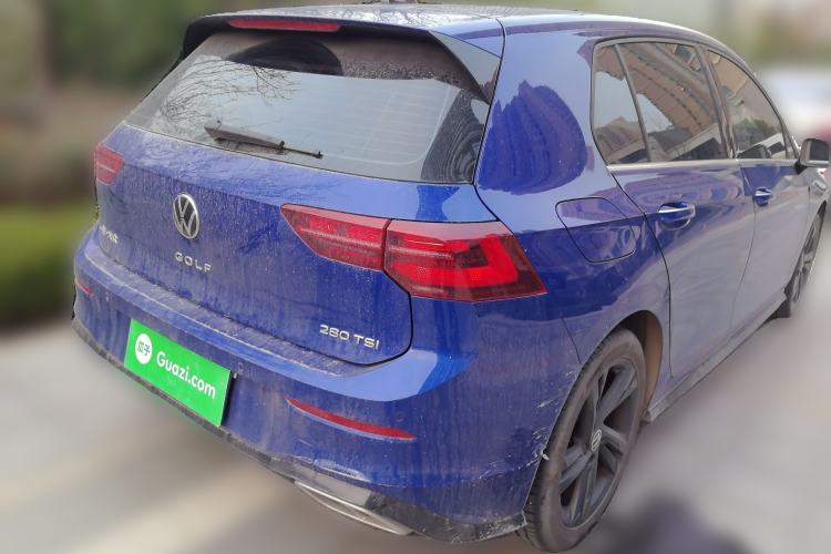 Used Volkswagen Golf 2021 280TSI DSG R-Line Rear Right 45 Deg