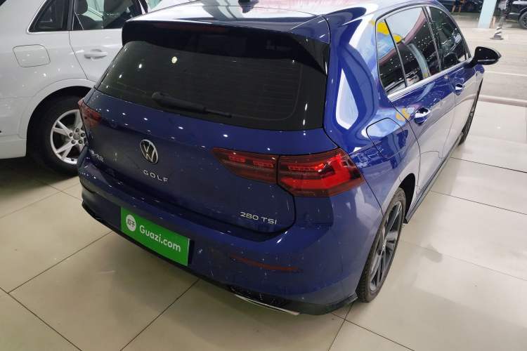 Used Volkswagen Golf 2021 280TSI DSG R-Line Rear Right 45 Deg