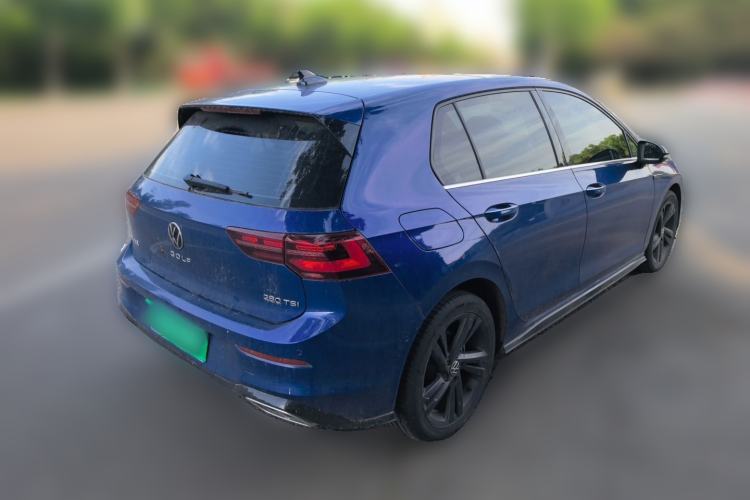 Used Volkswagen Golf 2021 280TSI DSG R-Line Rear Right 45 Deg