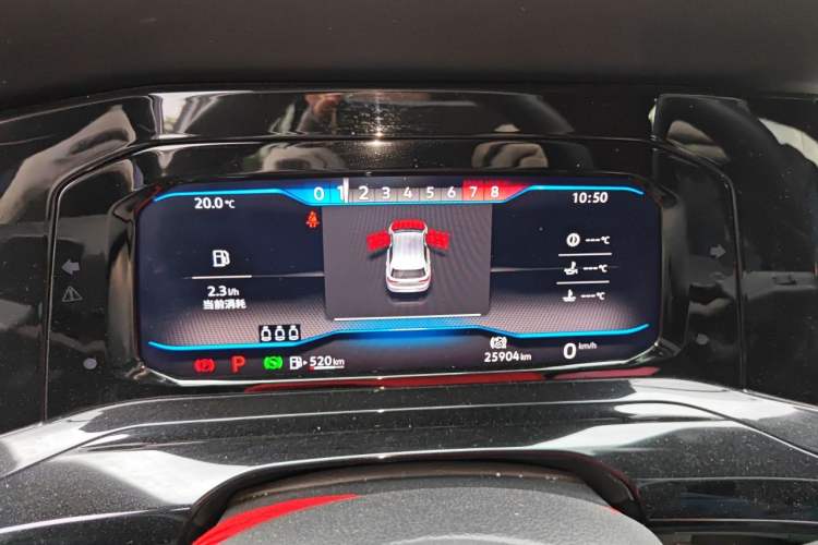 Used Volkswagen Golf 2021 280TSI DSG R-Line Instrument Cluster