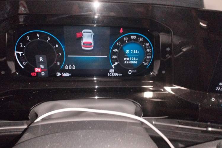 Used Volkswagen Golf 2021 280TSI DSG R-Line Odometer Close Up