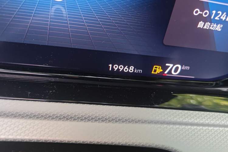 Used Volkswagen Golf 2021 280TSI DSG 30th Anniversary Edition Odometer Close Up