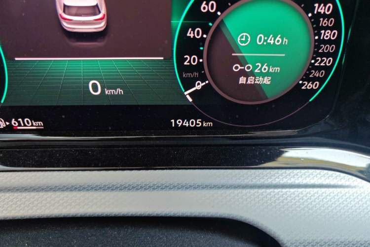 Used Volkswagen Golf 2021 280TSI DSG Pro Odometer Close Up