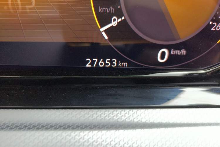 Used Volkswagen Golf 2021 280TSI DSG Pro Odometer Close Up