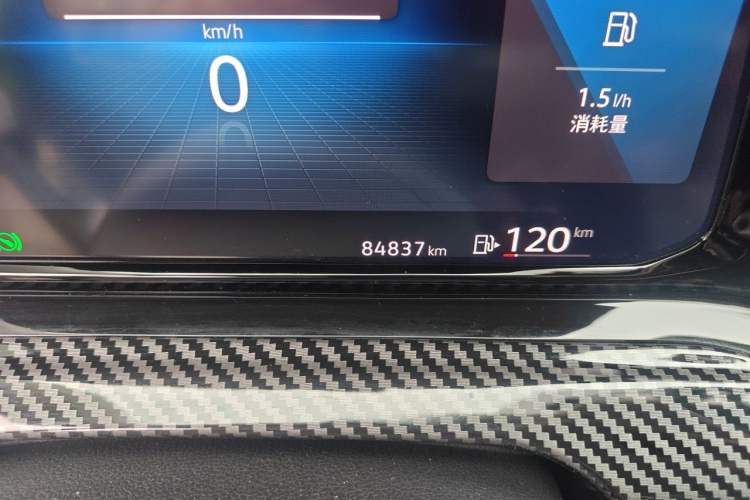 Used Volkswagen Golf 2021 280TSI DSG Pro Odometer Close Up