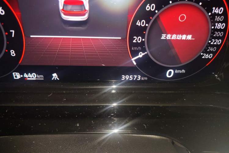 Used Volkswagen Golf 2021 280TSI DSG R-Line Odometer Close Up