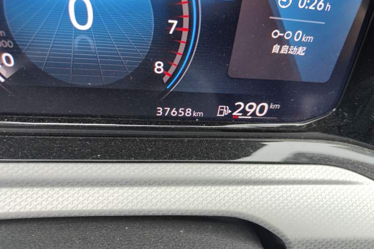Used Volkswagen Golf 2021 280TSI DSG Pro Odometer Close Up