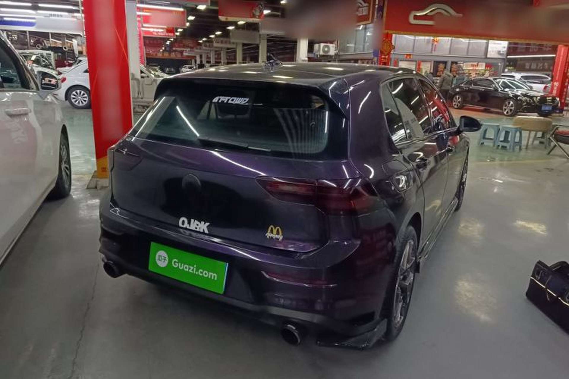Used Volkswagen Golf 2021 280TSI DSG R-Line Rear Right 45 Deg