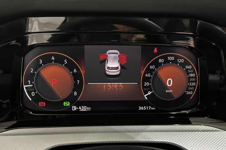 Used Volkswagen Golf 2021 280TSI DSG Pro Odometer Close Up