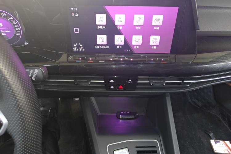 Used Volkswagen Golf 2021 280TSI DSG R-Line Audio And AC Panel